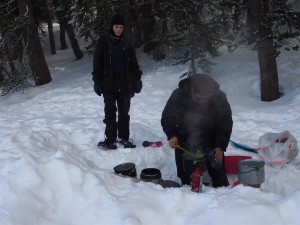 Snow Camp Out - Donner 0116