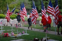 Fair Oaks Cemetery-Avenue of Flags 0074