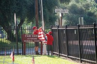 Fair Oaks Cemetery-Avenue of Flags 0080