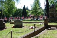 Fair Oaks Cemetery-Avenue of Flags 0091